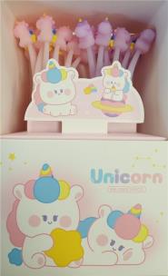 Opakowanie Długopis żelowy Silky Jednorożce (24szt)