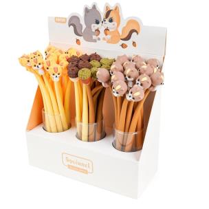 Opakowanie Długopis żelowy Silky Wiewiórka MIX (48szt)