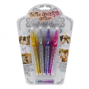 Opakowanie Długopisy do tatuażu z brokatem FESTIVAL FEELINGS 4 kolory