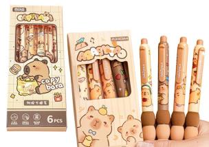 Opakowanie Długopisy z kapibarą 6szt