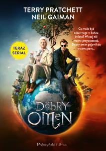 Dobry omen. Autor: Gaiman Neil, Terry Pratchett, Juliusz Wilczur Gar. Multiszop.pl Okładka książki Dobry omen