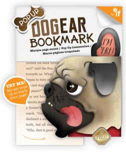 Opakowanie Dog Ear bookmark Doug Mops zakładka