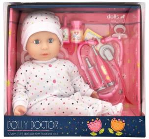 Opakowanie Dolls World Lalka Dolly Doctor 46cm