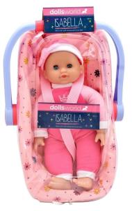 Opakowanie Dolls World Lalka Isabella w nosidełku 30cm