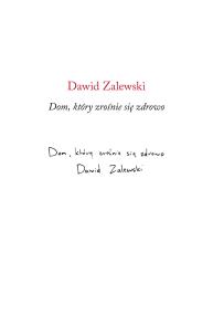 Okładka książki Dom, który zrośnie się zdrowo