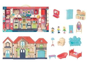 Opakowanie Domek dla lalek z meblami i figurkami