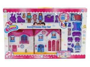 Opakowanie Domek dla lalek z meblami i figurkami