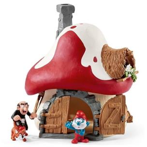 Opakowanie Domek Smerfów + 2 figurki