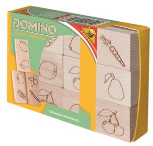 Opakowanie Domino drewniane - owoce i warzywa