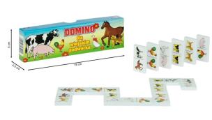 Domino Na wiejskim podwórku. Wydawca: Moneks. Multiszop.pl Opakowanie Domino Na wiejskim podwórku