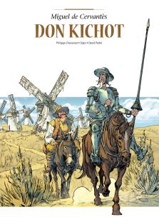 Don Kichot. Autor: Philippe Chanoina, Jean-Blaise Djian, David Pellet. Multiszop.pl Okładka książki Don Kichot