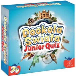 Dookoła Świata Junior Quiz. Wydawca: Kangur. Multiszop.pl Opakowanie Dookoła Świata Junior Quiz