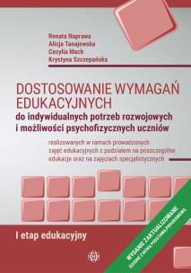 Okładka książki Dostosowanie wymagań edukacyjnych - I etap eduk.