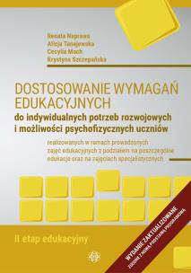 Okładka książki Dostosowanie wymagań edukacyjnych - II etap edukacyjny