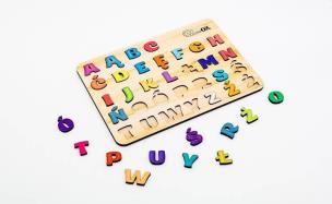 Opakowanie Drewniana układanka - Alfabet