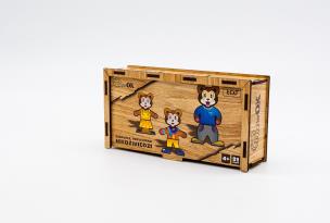 Opakowanie Drewniana układanka - Niedźwiedzie