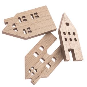 Drewniane domki 1cmx10cm 3szt. Wydawca: Dalprint. Multiszop.pl Opakowanie Drewniane domki 1cmx10cm 3szt
