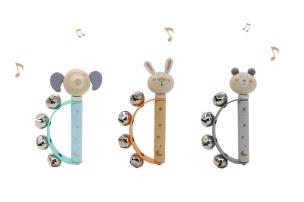 Opakowanie Drewniane dzwoneczki - zwierzątka mix