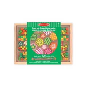 Opakowanie Drewniane koraliki Flower Power