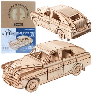 Drewniane Puzzle Model 3D FSO Warszawa. Wydawca: Little Story. Multiszop.pl Opakowanie Drewniane Puzzle Model 3D FSO Warszawa