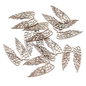 Opakowanie Drewniane skrzydła 6cm 9szt