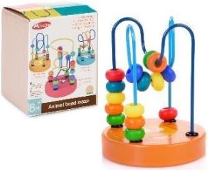 Opakowanie Drewniany mini labirynt niebieski