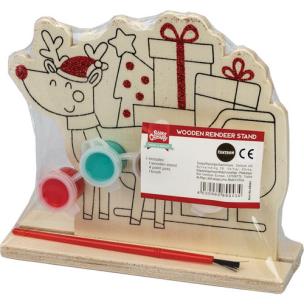 Okładka książki Drewniany Stojak Renifer 89943 Centrum