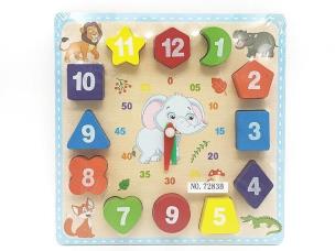 Opakowanie Drewniany zegar magnetyczny