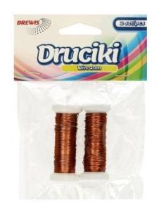 Opakowanie Druciki florystyczne 20m 2szt miedziane