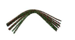 Opakowanie Druciki kreatywne dwukolorowe 30cm 10szt