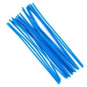 Druciki kreatywne niebieskie 30cm 25szt. Wydawca: Dalprint. Multiszop.pl Opakowanie Druciki kreatywne niebieskie 30cm 25szt