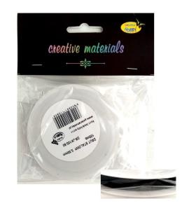 Opakowanie Drut stalowy 0.3mm duża szpula 100mb czarny