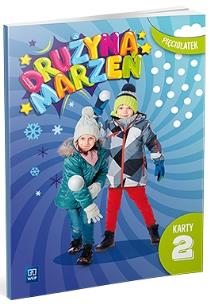 Okładka książki Drużyna marzeń Pięciolatek.Karty pracy cz.2 2022