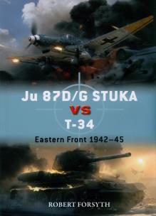 Okładka książki DUE:Ju 87D/G STUKA versus T-34