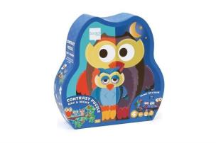 Dwustronne puzzle 39 XL Sowa ''dzień i noc. Wydawca: Scratch. Multiszop.pl Opakowanie Dwustronne puzzle 39 XL Sowa ''dzień i noc