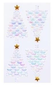 Opakowanie Dżety samoprzylepne choinki