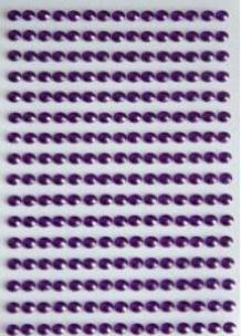 Opakowanie Dżety samoprzylepne fioletowe 6mm 140szt