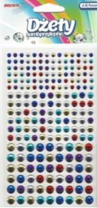 Opakowanie Dżety samoprzylepne kolorowe 4-8mm 204szt