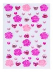 Opakowanie Dżety samoprzylepne różowe