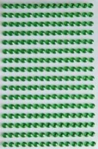 Opakowanie Dżety samoprzylepne zielone 6mm 140szt