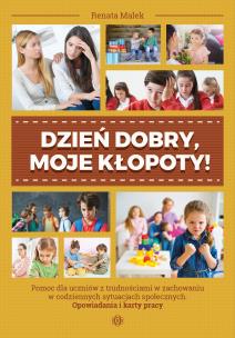 Dzień dobry moje kłopoty. Autor: Renata Malek. Multiszop.pl Okładka książki Dzień dobry moje kłopoty