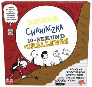 Dziennik Cwaniaczka 10 sekund Challenge. Wydawca: Goliath. Multiszop.pl Opakowanie Dziennik Cwaniaczka 10 sekund Challenge