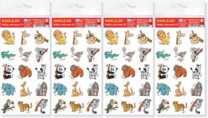 Opakowanie Dzikie zwierzęta 01 Naklejki 4 sztuki