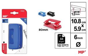 Dziurkacz 10.8x5.9cm MIX. Wydawca: MP Main Paper. Multiszop.pl Opakowanie Dziurkacz 10.8x5.9cm MIX
