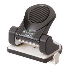 Dziurkacz KANGARO Perfo-20, dziurkuje do 20 kartek, metalowy, czarny. Wydawca: PBS Connect Polska. Multiszop.pl Opakowanie Dziurkacz KANGARO Perfo-20, dziurkuje do 20 kartek, metalowy, czarny