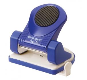 Dziurkacz KANGARO Perfo-20, dziurkuje do 20 kartek, metalowy, niebieski. Wydawca: PBS Connect Polska. Multiszop.pl Opakowanie Dziurkacz KANGARO Perfo-20, dziurkuje do 20 kartek, metalowy, niebieski