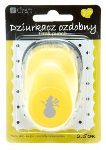 Opakowanie Dziurkacz ozdobny 2,5 cm bałwanek 2