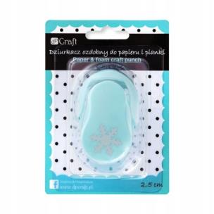 Dziurkacz ozdobny 2,5 cm śnieżynka. Wydawca: Dalprint. Multiszop.pl Opakowanie Dziurkacz ozdobny 2,5 cm śnieżynka