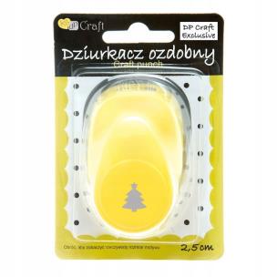 Dziurkacz ozdobny 2,5cm choinka 2 MIX. Wydawca: Dalprint. Multiszop.pl Opakowanie Dziurkacz ozdobny 2,5cm choinka 2 MIX
