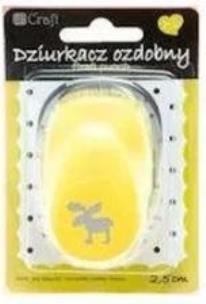 Opakowanie Dziurkacz ozdobny 2,5cm łoś